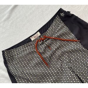 Penguin 36"‎ Men's 11" Inseam Board Short GRAY/WHITE DESIGN ~ EXCELLENT